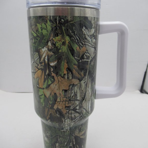 Camouflage 40-ounce Tumbler with Handle - Picture 6 of 6